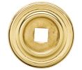 Baldwin 4900.030.BIN Knob Back Plate, 1.25" Diameter - Polished Brass Finish