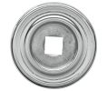 Baldwin 4900.260.BIN Knob Back Plate, 1.25" Diameter - Polished Chrome Finish