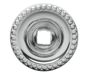 Baldwin 4901.260.BIN Knob Back Plate, 1.375" Diameter - Polished Chrome Finish