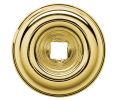 Baldwin 4902.030.BIN Knob Back Plate, 1.5" Diameter - Polished Brass Finish