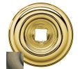 Baldwin 4902.050.BIN Knob Back Plate, 1.5" Diameter - Satin Brass And Black Finish