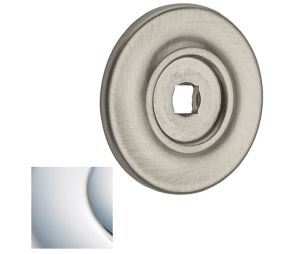 Baldwin 4903.260.BIN Back Plate for 4708 and 4709 Knobs, 1.75" Diameter - Polished Chrome Finish