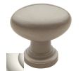 Baldwin 4910.140.BIN Oval Cabinet Knob, 1.125" x .75" Diameter - Polised Nickel Finish