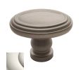 Baldwin 4915.140.BIN Decorative Oval Cabinet Knob, 1" x 1.5" Diameter - Polised Nickel Finish