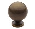 Baldwin 4960.050.BIN Spherical Cabinet Knob, 1" Diameter - Satin Brass And Black Finish