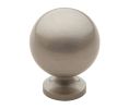 Baldwin 4960.150.BIN Spherical Cabinet Knob, 1" Diameter - Satin Nickel Finish