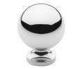 Baldwin 4960.260.BIN Spherical Cabinet Knob, 1" Diameter - Polished Chrome Finish