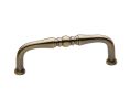 Baldwin 4964.050.BIN Colonial Cabinet Pull, 4" Center to Center - Satin Brass And Black Finish