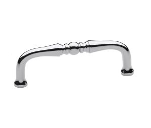 Baldwin 4964.260.BIN Colonial Cabinet Pull, 4" Center to Center - Polished Chrome Finish