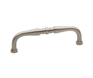 Baldwin 4967.150.BIN Colonial Cabinet Pull, 3.5" Center to Center - Satin Nickel Finish