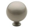 Baldwin 4968.150.BIN Spherical Cabinet Knob, 1.5" Diameter - Satin Nickel Finish