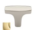 Baldwin 4970.030.BIN Palm Springs Cabinet Knob, 1.5" x .65" Diameter - Polished Brass Finish