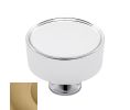 Baldwin 4973.033.BIN Hollywood Hills Cabinet Knob, 1.5" Diameter - Vintage Brass Finish