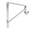 Lavi BCLB10-8150A Polished Chrome Heavy Duty Bracket w/ Closet Rod Support - 1 Each