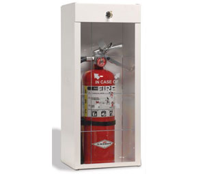 Brooks BE916 Classic Series Metal Fire Extinguisher Cabinet - 6 1/4" Depth, Short