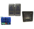 BEA VESTIBULE PACKAGE 433 Vestibule Push Plate Package with 433 MHz Transmitters & Recievers