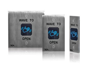 BEA 10MS11D MS11 "Magic Switch" Microwave cell Double Gang Application 4.5" X 4.5" -  with Text & Logo