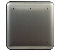 BEA 10PBS10 4 3/4" Square Stainless Push Plate with Plain Face