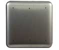BEA 10PBS10 4 3/4" Square Stainless Push Plate with Plain Face
