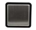 BEA 10PBS4510 4 1/2" Square Stainless Push Plate with Plain Face