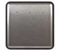 BEA 10PBS610  6" Square Stainless Push Plate with Plain Face