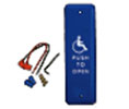 BEA PBJ1B 4.5” Blue Jamb Switch, WC/PTO