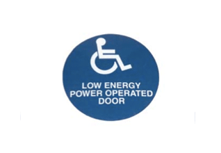 Besam 21-24-005 Decal/Handicap Low Energy