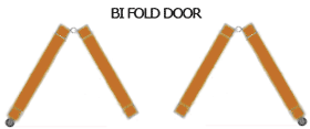 Bi fold Wood Door