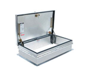 Bilco NB-50TB Type NB Thermally Broken Roof Hatch - 30" x 54" - Aluminum Cover and Curb