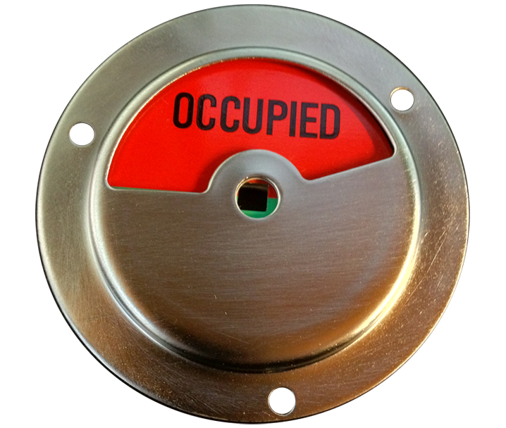 Bommer 15016626 Occupancy Indicator with Emergency KeyholeSatin Chrome