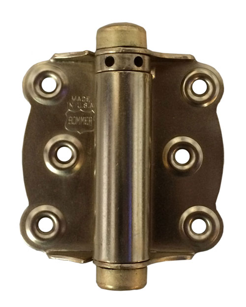 Bommer 2100639 3x3in Screen Door Spring HingeFull SurfaceSteel Base