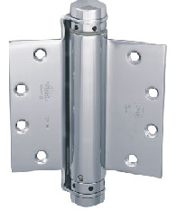 Bommer 4030-6-652 6in Single Acting Spring Hinge-UL Listed-Steel Base-Satin Chrome Plated