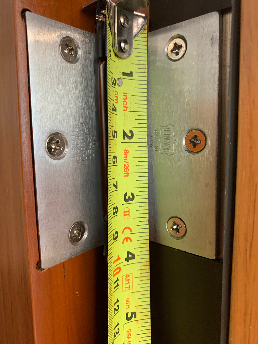 Bommer LB4310C350652 3.5x3.5in Single Acting Spring HingeFull