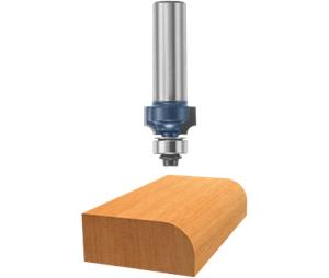 Bosch 84402M 3/16ln x 1/2ln Carbide-Tipped Roundover Bit
