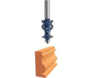 Bosch 84621M 1-11/16ln x 3-1/4ln Carbide-Tipped Ogee and Bead Bit with Fillet