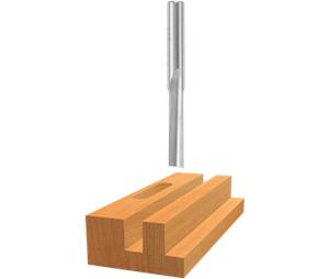 Bosch 85154 1/4ln x 1ln High-Speed Steel Single-Flute Straight Bit