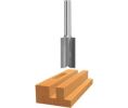 Bosch 85227M 1/2ln x 1ln Carbide-Tipped Double-Flute Straight Bit