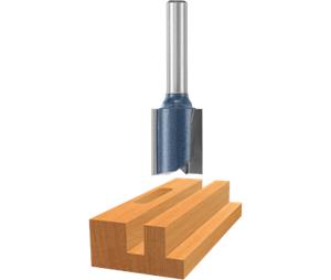 Bosch 85229M 9/16ln x 3/4ln Carbide-Tipped Double-Flute Straight Bit
