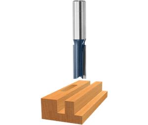 Bosch 85255M 7/16 ln x 1-1/4ln Carbide-Tipped Double-Flute Straight Bit