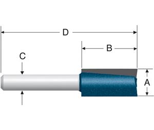 Bosch 85265M 3/4ln x 1-1/4ln Carbide-Tipped Double-Flute Straight Bit