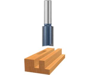 Bosch 85457M 13/16ln x 1-1/4ln Carbide-Tipped Double-Flute Straight Bit