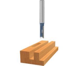 Bosch 85458M 7/8ln x 1-1/4ln Carbide-Tipped Double-Flute Straight Bit