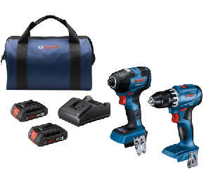 Bosch GXL18V-26B22 18 Volt 2-Tool Lithium-Ion Combo Kit