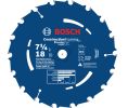 Bosch DCB718 7-1/4In 18 Teeth Daredevil™ Portable Circular Saw Blade Fast Cut-Arbor 5/8In DKO