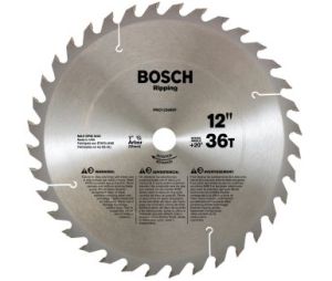 Bosch PRO1236RIPB 12In 36 Teeth Ripping Circular Saw Blade-Arbor 1In
