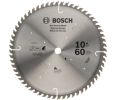 Bosch PS1060LAM 10In 60 Teeth Precision Series Circular Saw Blade-Arbor 5/8In