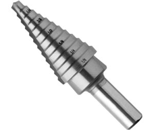 Bosch SDH2 3/16In–7/8In (1/16In) x 3In, High-Speed Steel Step Drill Bit