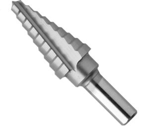 Bosch SDH3 1/4In–3/4In (1/16In) x 3In, High-Speed Steel Step Drill Bit