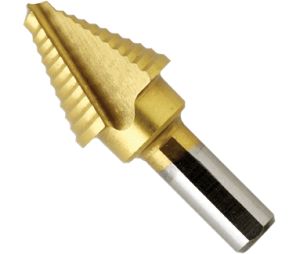 Bosch SDT5 7/8In (N/A) x 3In, Titanium-Coated Step Drill Bit