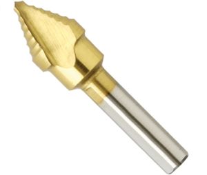 Bosch SDT8 1/2In (N/A) x 3In, Titanium-Coated Step Drill Bit